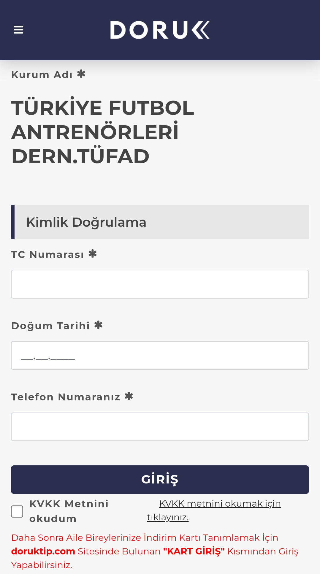 DORUK HASTANELERİ İLE ÖZEL SAĞLIK ANLAŞMASI